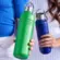Garrafa Térmica de Aço Inox 500 ml On The Go Azure Blue Le Creuset