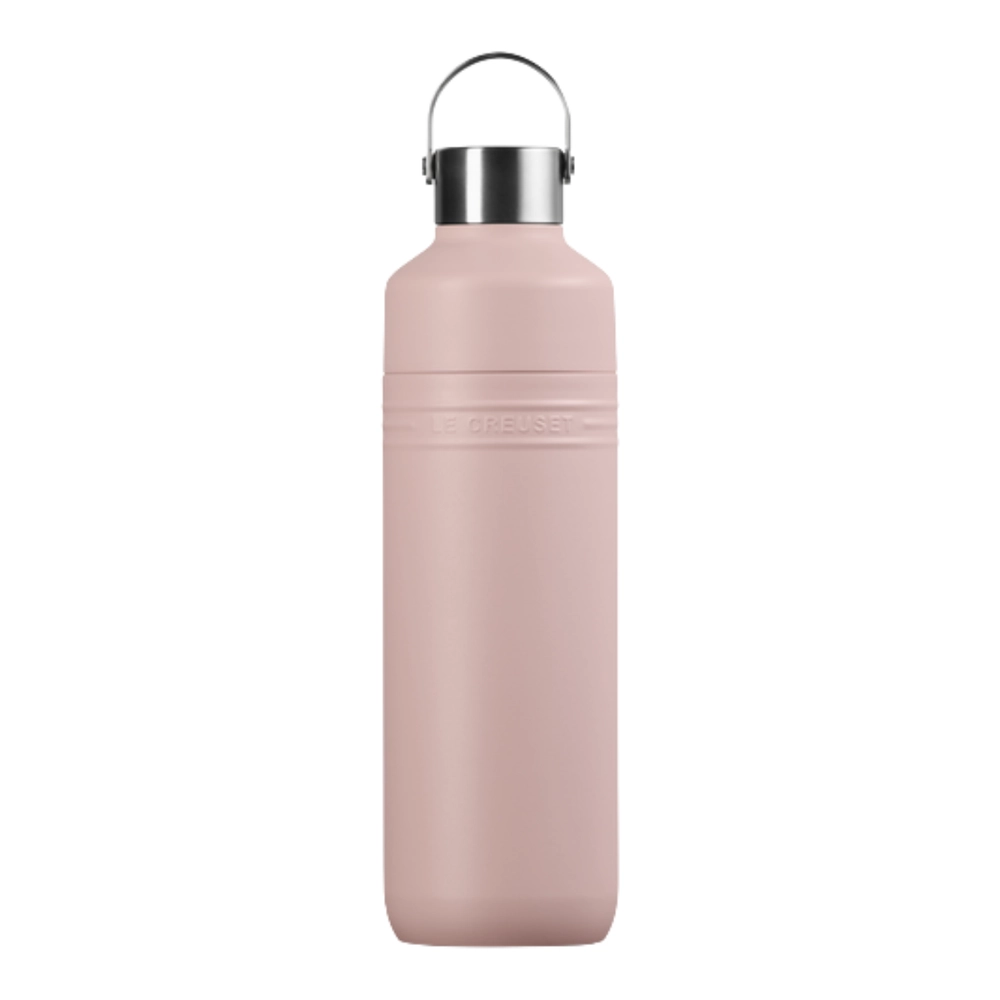 Garrafa Térmica de Aço Inox 1 Litro On The Go Shell Pink Le Creuset