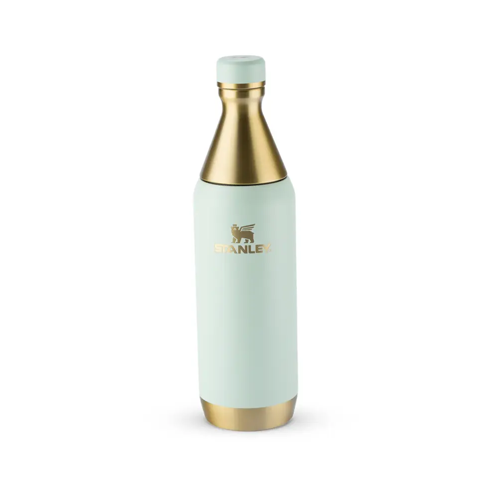 Garrafa Térmica Slim Bottle 591 ml Gilded Celadon Stanley