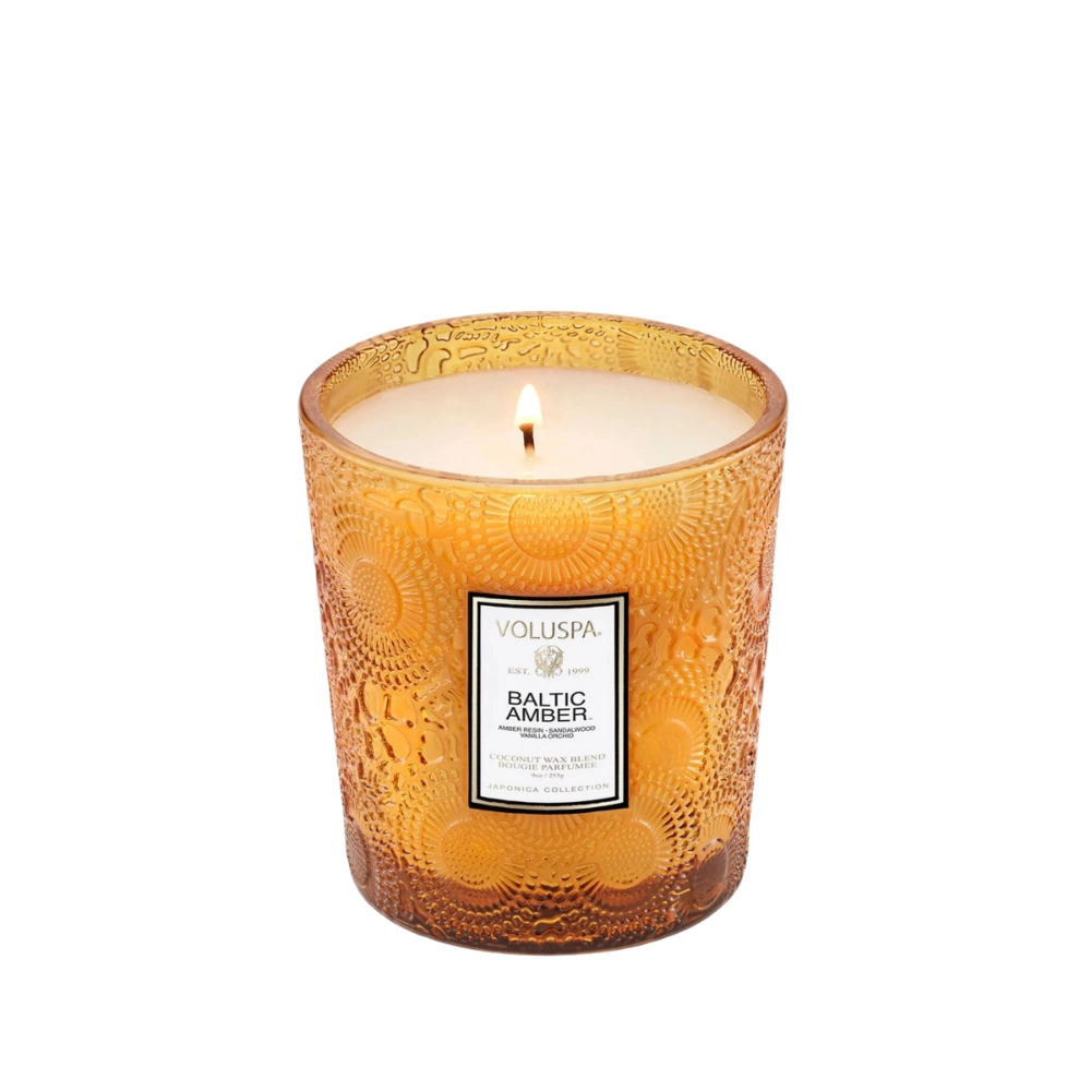 Vela Decorativa de Vidro Classico 60h Baltic Amber Voluspa