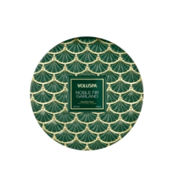 Vela Decorativa em Lata 3 Pavios 60h Noble Fir Garland Voluspa