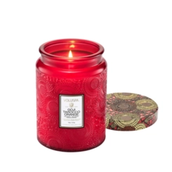Vela Decorativa de Vidro Tamanho G 100h Goji Tarocco Orange Voluspa