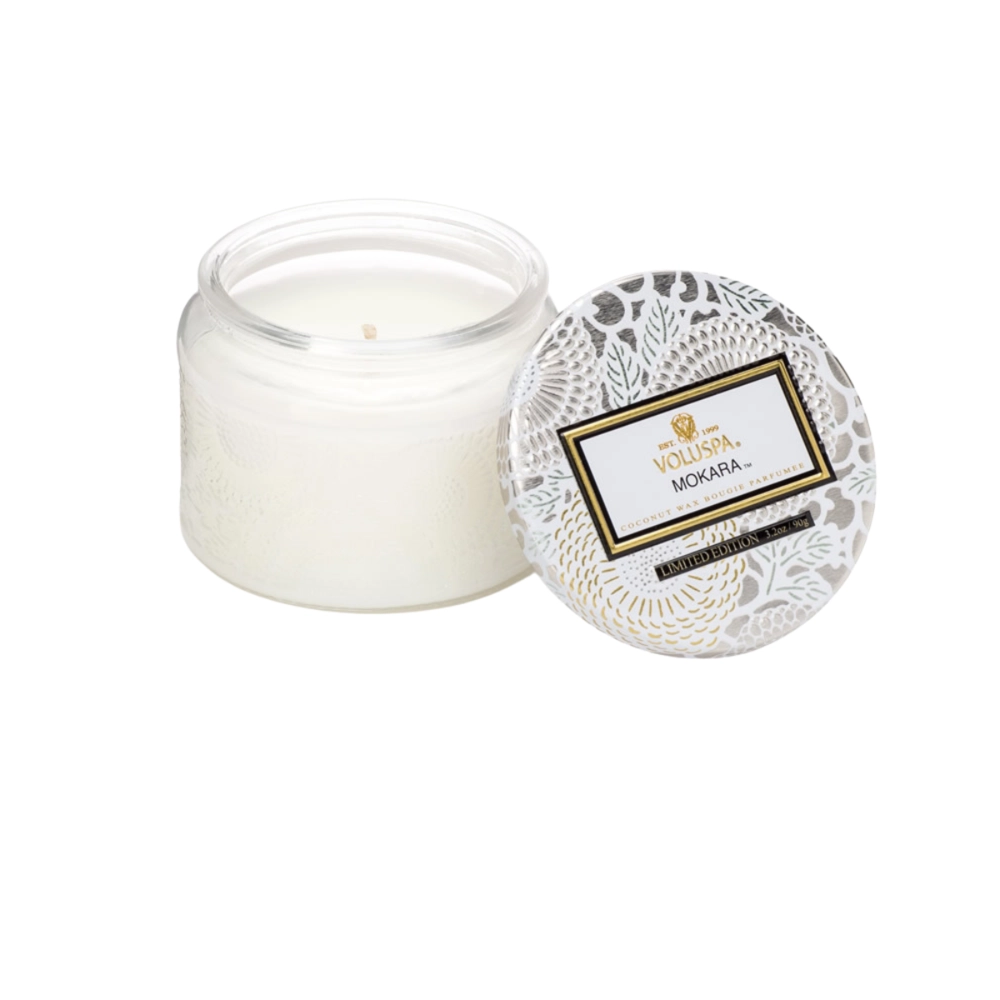 Vela Decorativa de Vidro Tamanho P 25h Mokara Voluspa