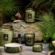 Vela Decorativa de Vidro Tamanho P 25h Temple Moss Voluspa