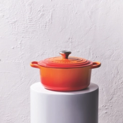 Panela Redonda Signature 24 cm Laranja Le Creuset