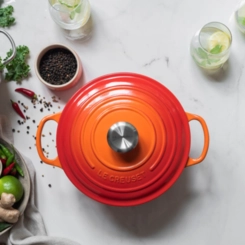 Panela Redonda Signature 16 cm Laranja Le Creuset