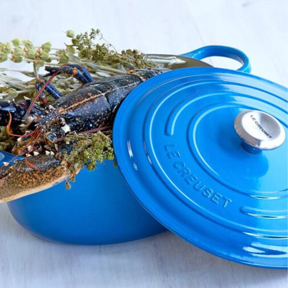 Panela Redonda Signature 16 cm Azul Marseille Le Creuset