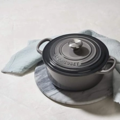 Panela Redonda Signature 18 cm Flint Le Creuset