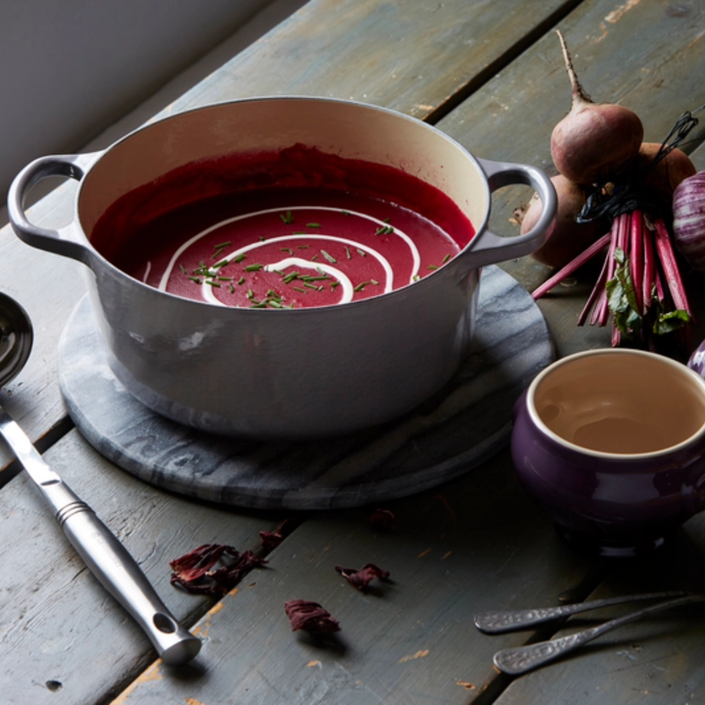 Panela Redonda Signature 22 cm Flint Le Creuset