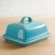 Manteigueira de Cerâmica Azul Caribe Le Creuset