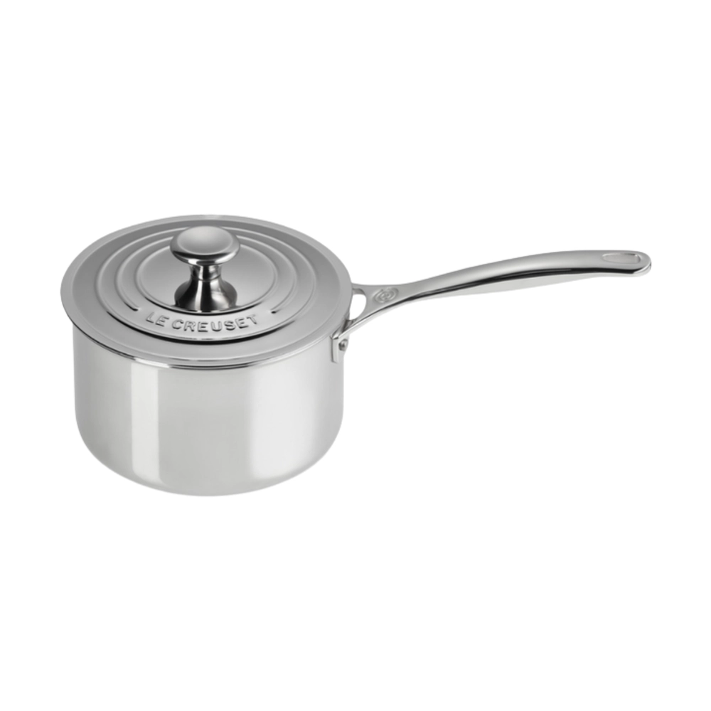 Panela Molheira em Aço Inox 3-Ply Signature 18 cm Le Creuset