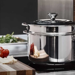 Espagueteira em Aço Inox 3-Ply Signature 26 cm Le Creuset