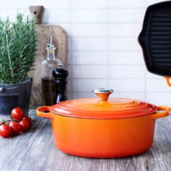 Panela Redonda Signature 30 cm Laranja Le Creuset