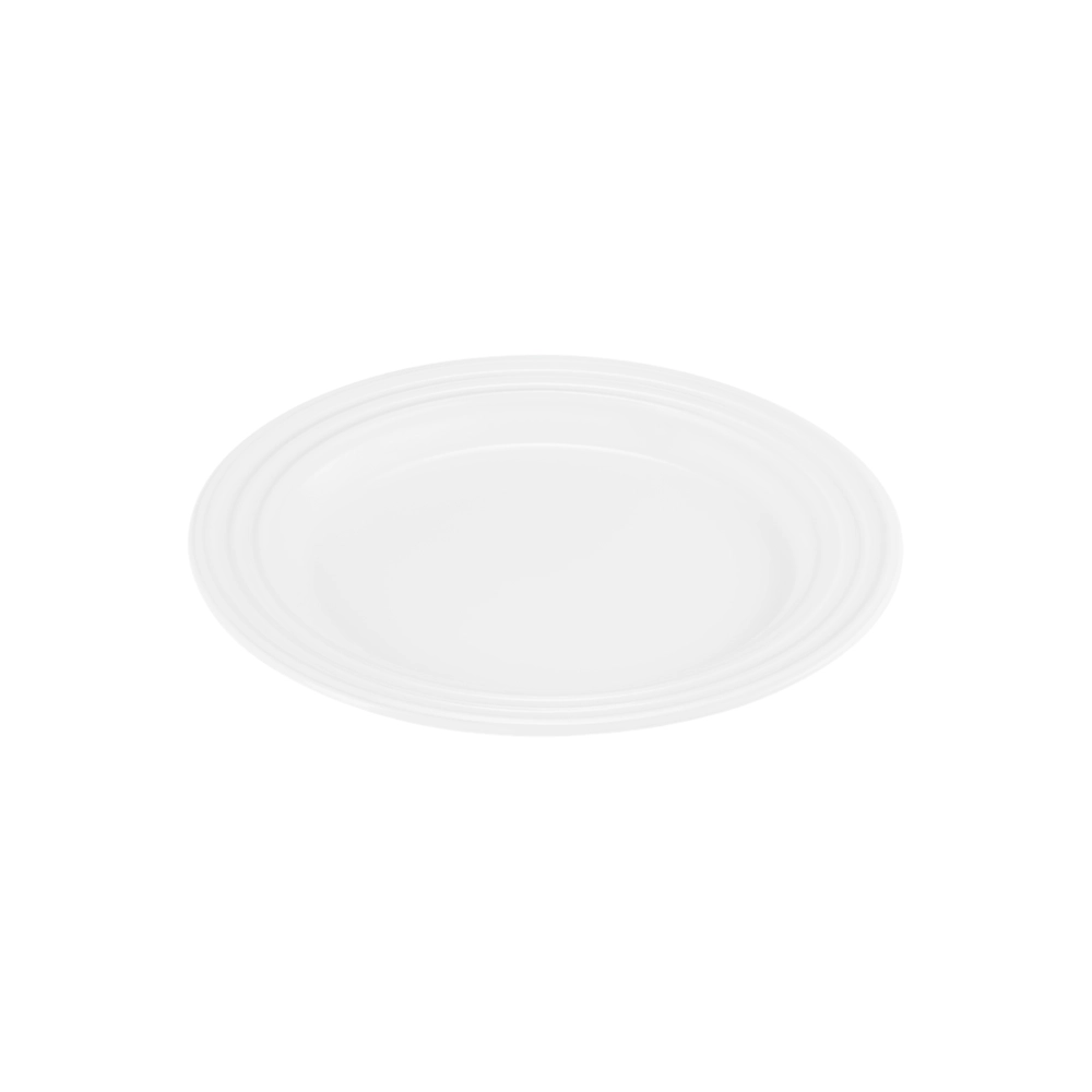Prato Raso de Cerâmica 22 cm Branco Le Creuset