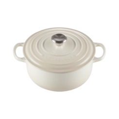 Panela Redonda Signature 22 cm Meringue Le Creuset