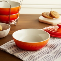 Bowl de Servir Oval 29 cm Laranja Le Creuset