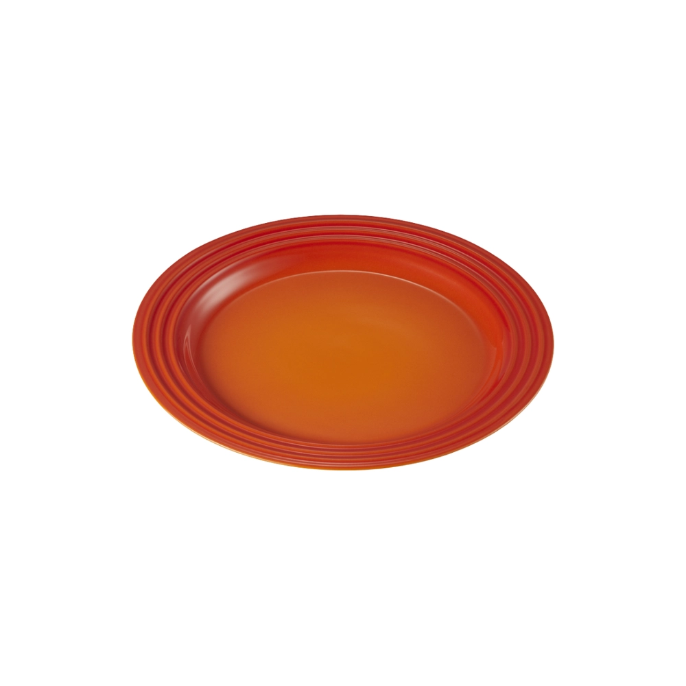 Prato Raso de Cerâmica 22 cm Laranja Le Creuset