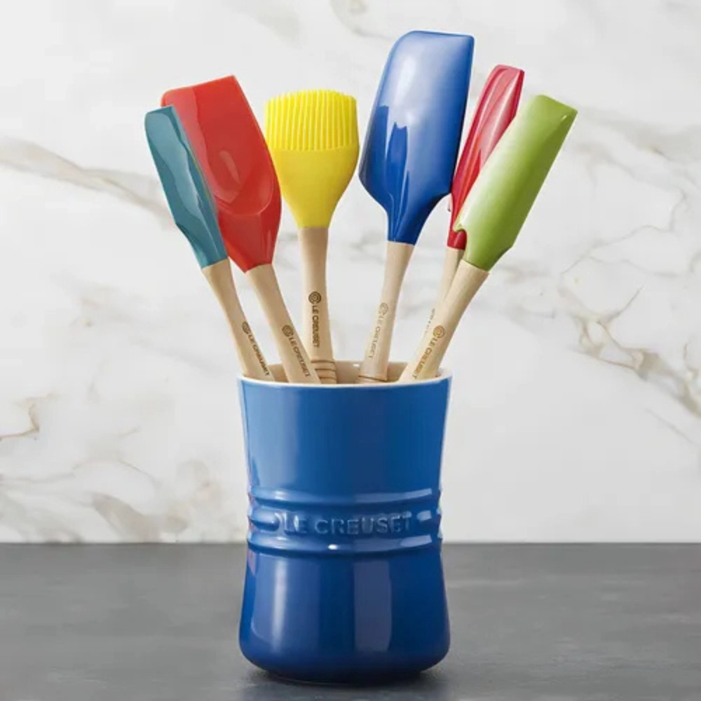 Porta Utensílios Signature em Cerâmica 1,1L Azul Marseille Le Creuset