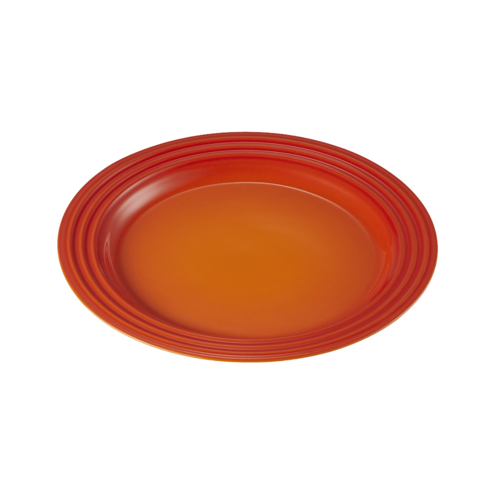 Prato Raso de Cerâmica 27 cm Laranja Le Creuset