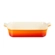 Travessa Retangular de Cerâmica Heritage 32 cm Laranja Le Creuset