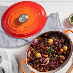 Panela Oval Signature 31 cm Laranja Le Creuset