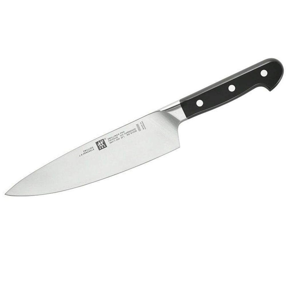 Faca do Chef 8 Polegadas Lâmina Longa em Aço Inox Zwilling Pro | Loja Cheff