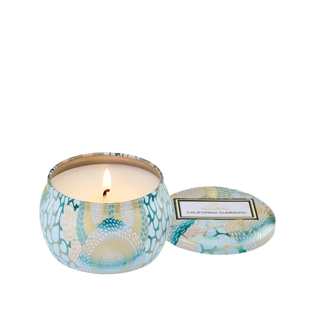 Mini Vela Decorativa em Lata 25h California Summers Voluspa