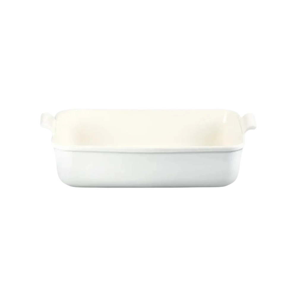 Travessa Retangular de Cerâmica Heritage 32 cm Cotton Le Creuset