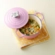 Panela Redonda Tradition 14 cm Pegador Urso Chiffon Pink Le Creuset