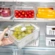 Jogo de 6 Organizadores de Geladeira com Cesto Clear Fresh 2,2 Litros Ou