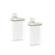 Jogo de 2 Dispensers Flow 2,3 Litros Bege Ou