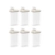 Jogo de 6 Dispenser Flow 2,3 Litros Bege Ou