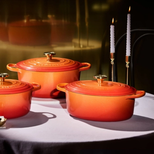 Panela Oval Signature 40 cm Flamme Dorée Le Creuset | Loja Cheff