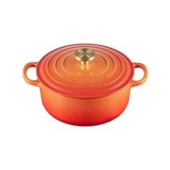 Panela Redonda Signature 20 cm Flamme Dorée Le Creuset