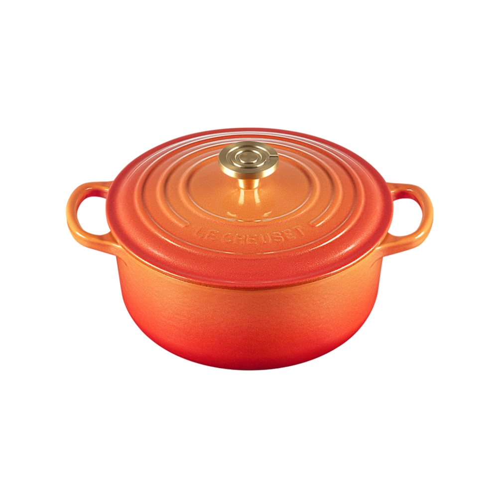 Panela Redonda Signature 20 cm Flamme Dorée Le Creuset
