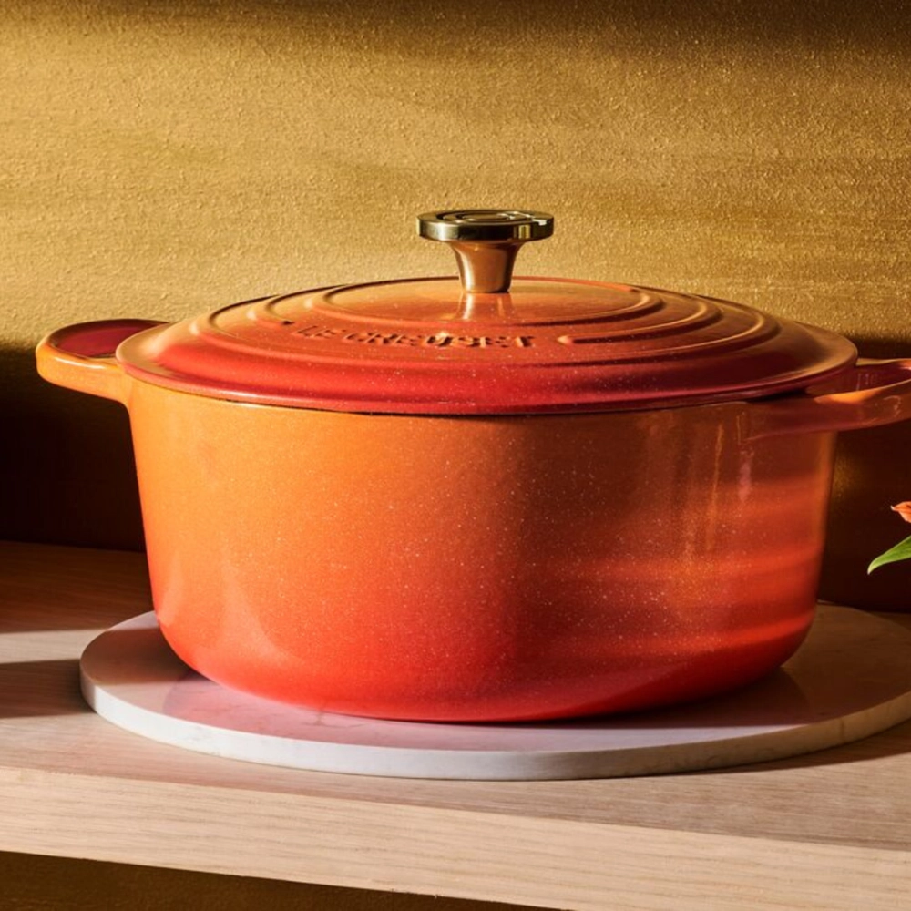 Panela Redonda Signature 24 cm Flamme Dorée Le Creuset