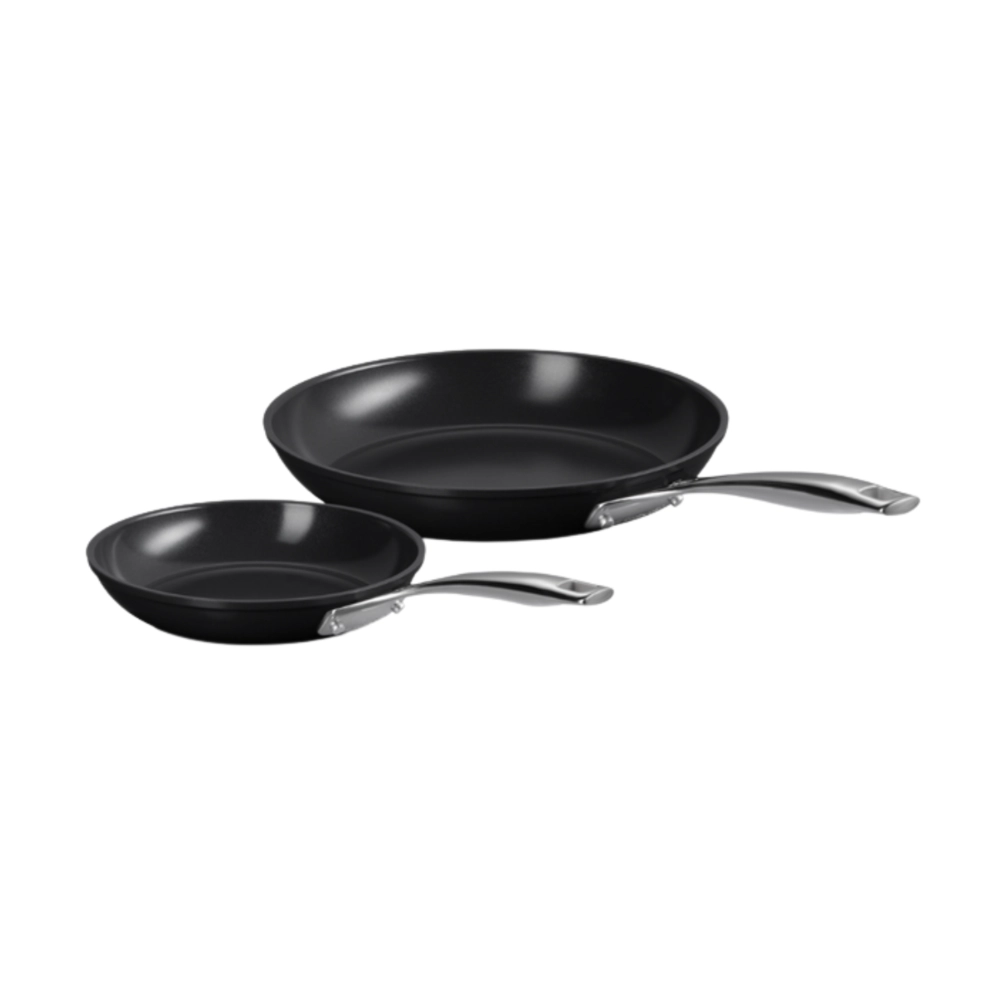 Set 2 Frigideiras Rasas Non-Stick Ceramic Essential 24 e 28 cm Le Creuset