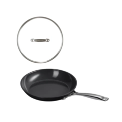 Kit Frigideira Rasa Non Stick Ceramic e Tampa 20 cm Le Creuset