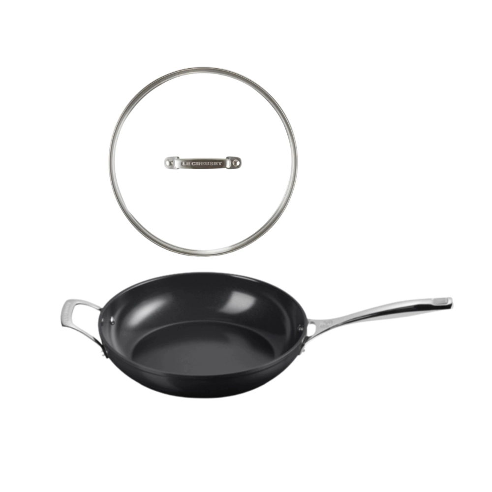 Kit Frigideira Funda Non Stick Ceramic e Tampa 28 cm Le Creuset