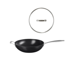 Kit Wok Non Stick Ceramic e Tampa 30 cm Le Creuset