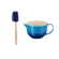 Conjunto Bowl de Preparo e Espátula Média Azure Blue Le Creuset