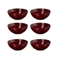 Jogo de 6 Bowls para Cereal de Cerâmica 16 cm Rhône Le Creuset