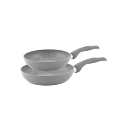 Kit 2 Frigideiras Antiaderentes Petravera Plus 20 e 24 cm Bialetti