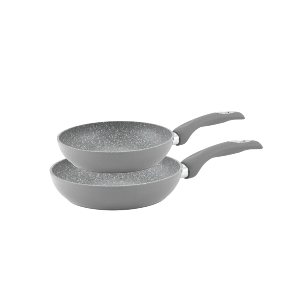 Kit 2 Frigideiras Antiaderentes Petravera Plus 20 e 24 cm Bialetti