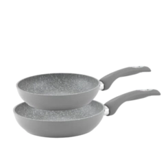 Kit 2 Frigideiras Antiaderentes Petravera Plus 24 e 28 cm Bialetti