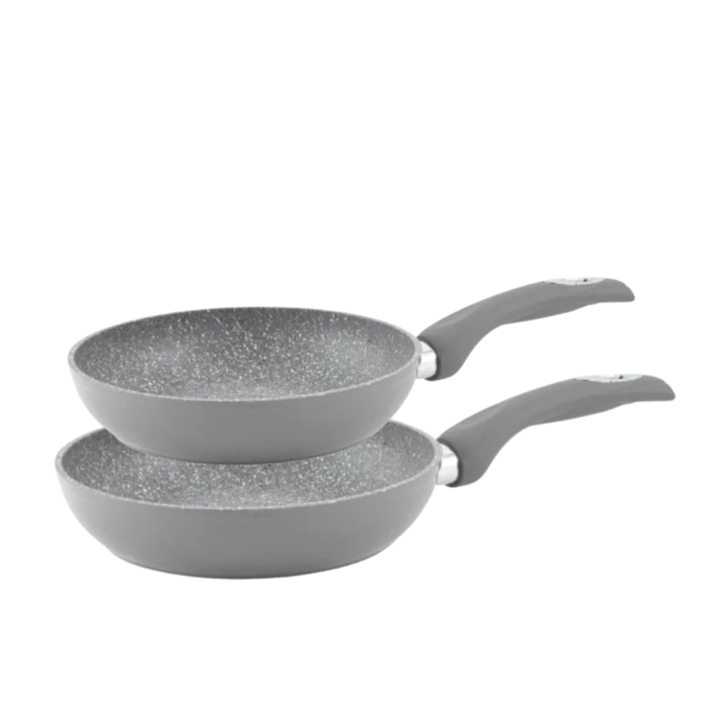 Kit 2 Frigideiras Antiaderentes Petravera Plus 24 e 28 cm Bialetti
