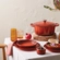 Jogo de 4 Pratos Rasos de Cerâmica 22 e 27 cm Cayenne Le Creuset