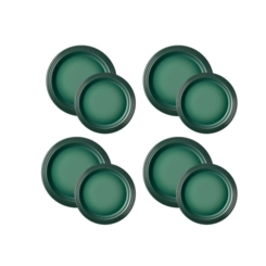 Jogo de 8 Pratos Rasos de Cerâmica 22 e 27 cm Artichaut Le Creuset
