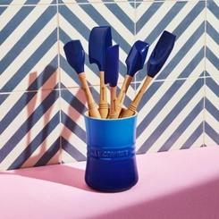 Porta Utensílios Signature em Cerâmica 1,1L Azure Blue Le Creuset