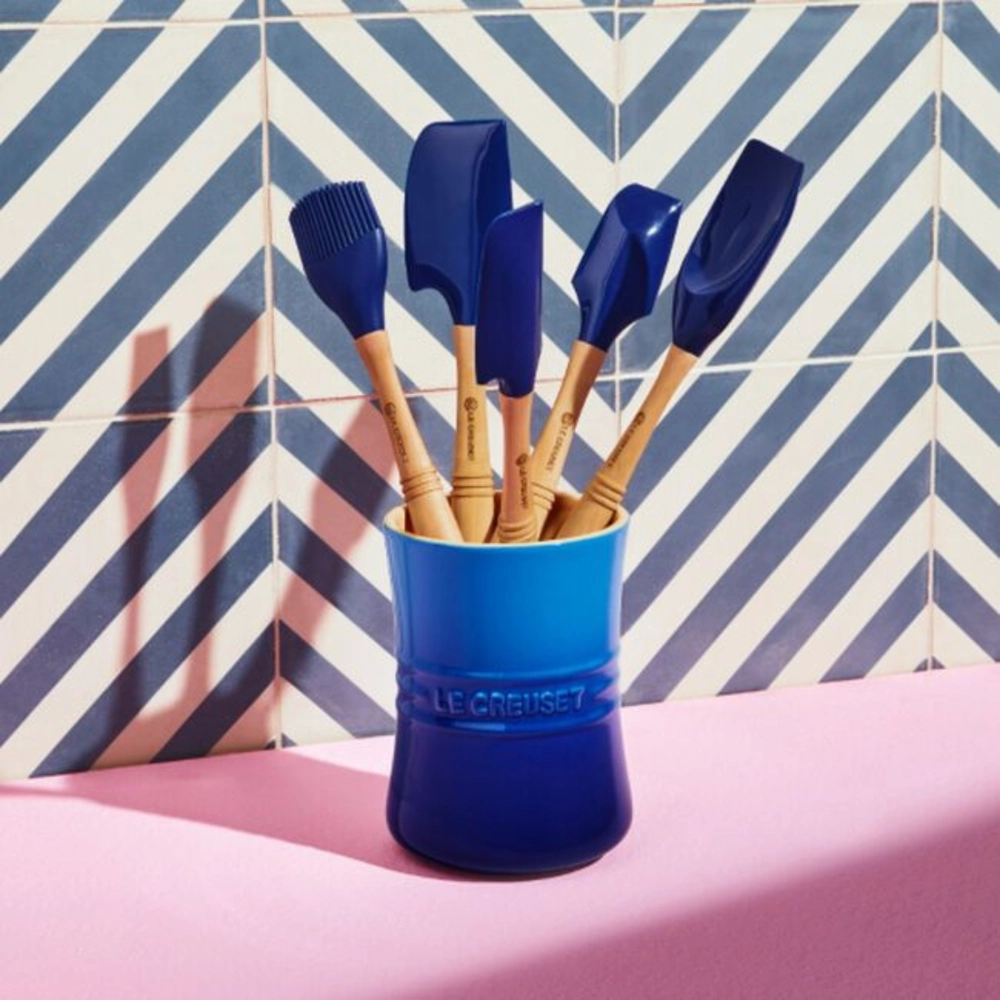 Porta Utensílios Signature em Cerâmica 1,1L Azure Blue Le Creuset